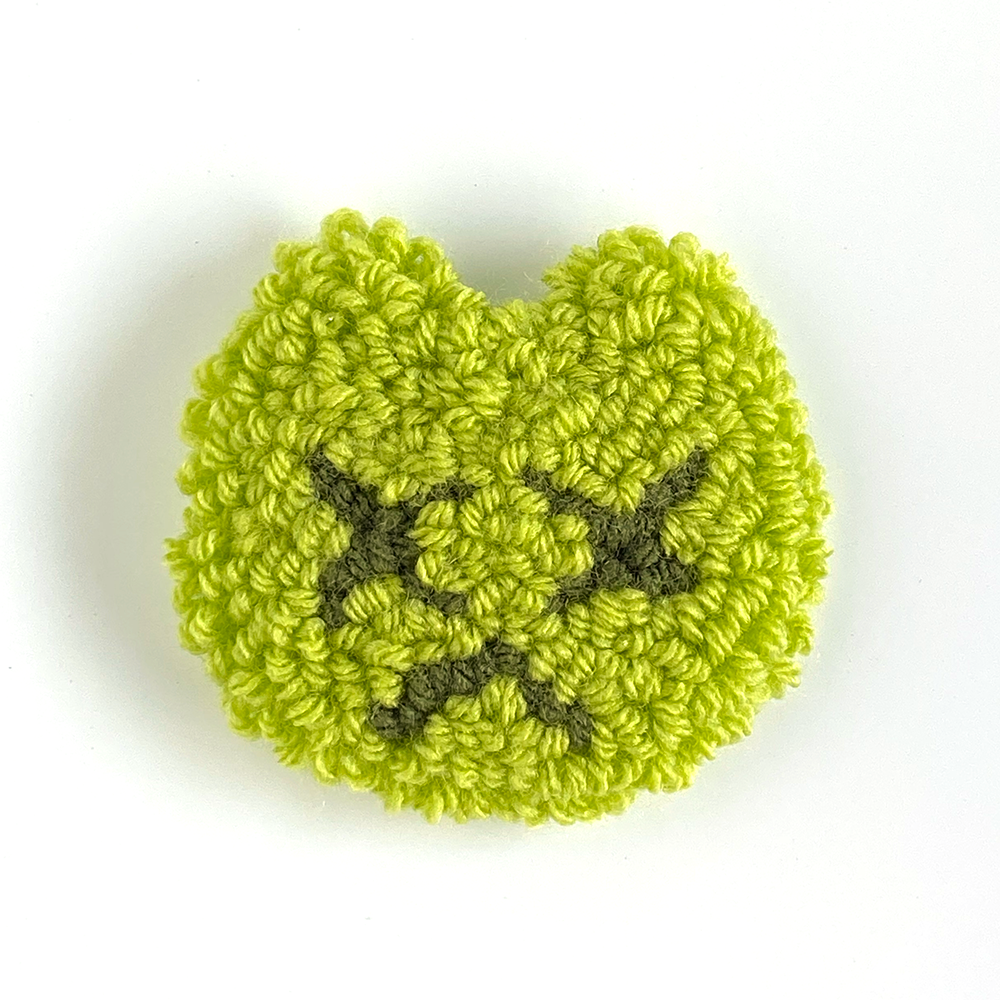 Ded Green Cat Rug