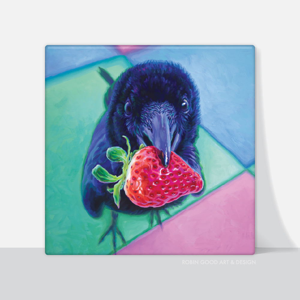 Oh Look a Strawberry Canvas Print