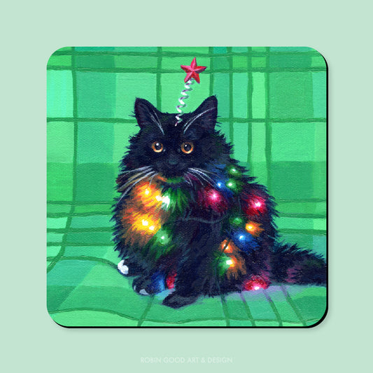 Tree Kitty Magnet