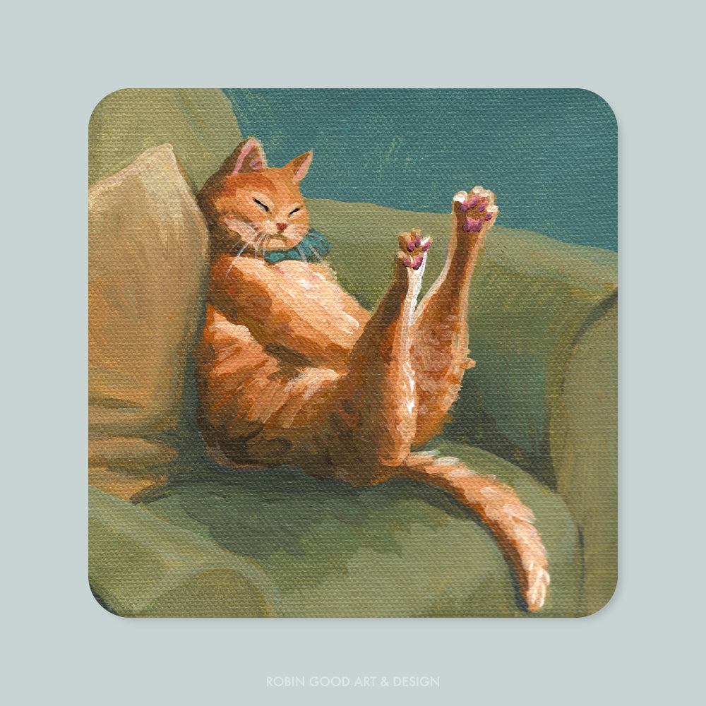 Stretchy Cat Sticker