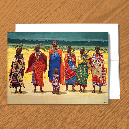 Maasai Women Card & Envelope