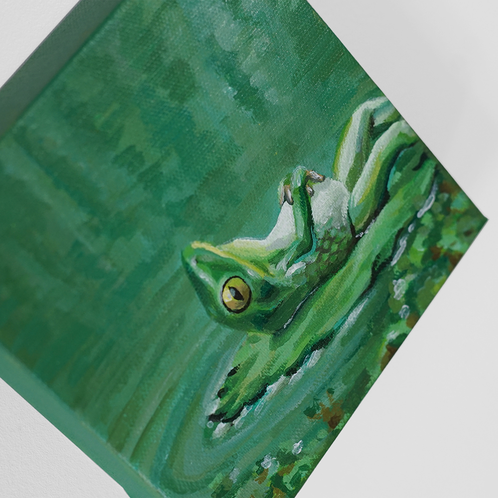 Man I Love Frogs Painting