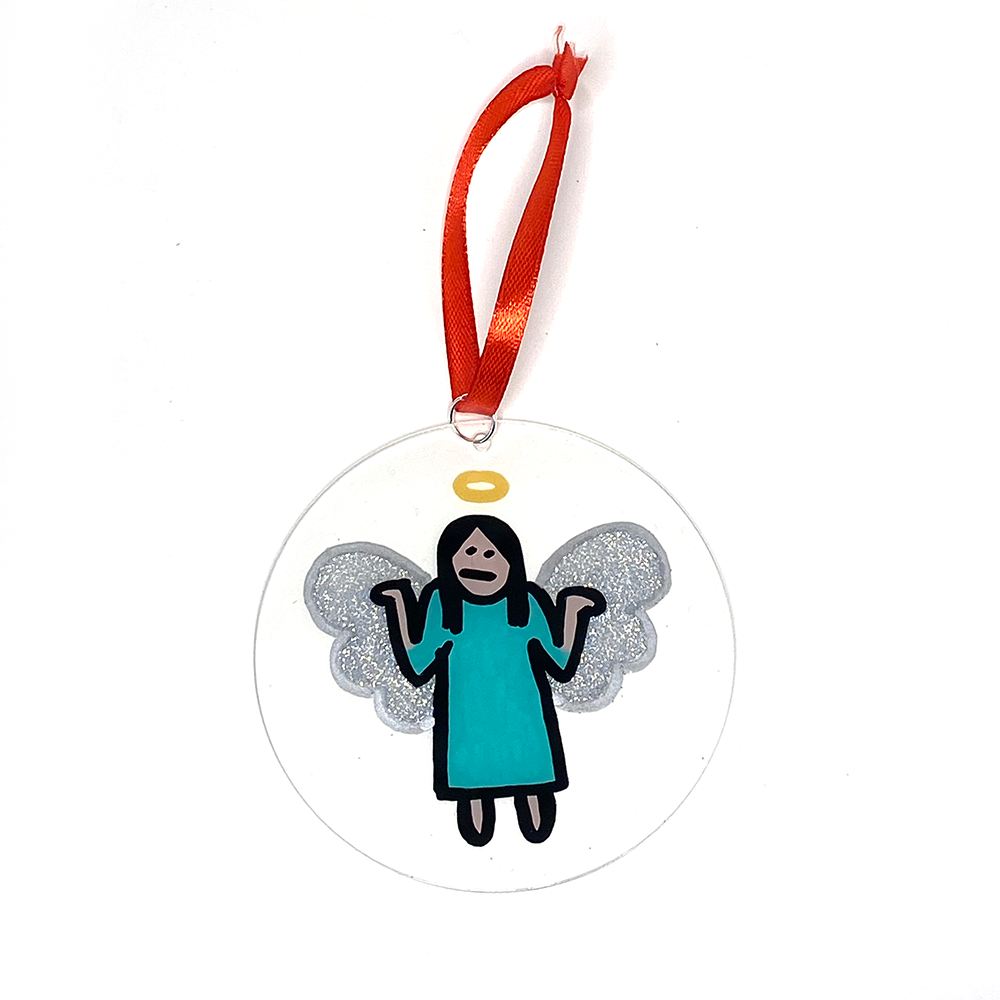 Meh Angel Ornament