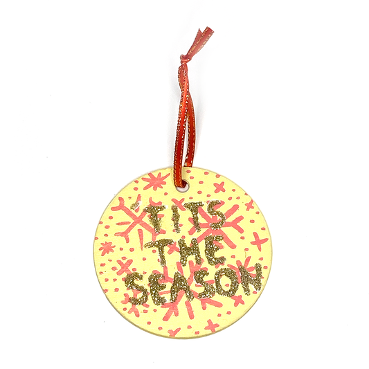 Golden 'Tits The Season Ornament