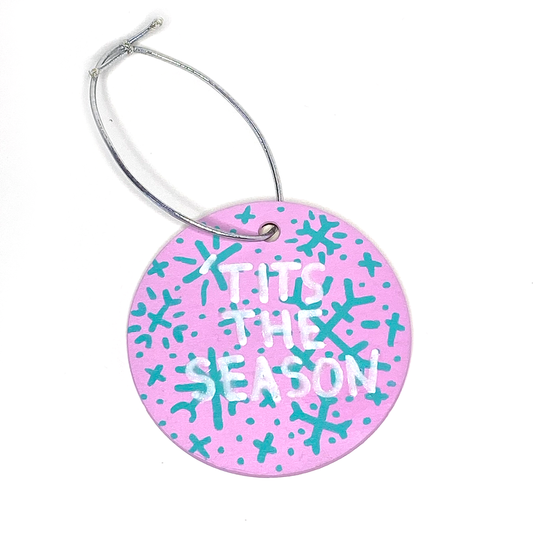 Pink 'Tits The Season Ornament