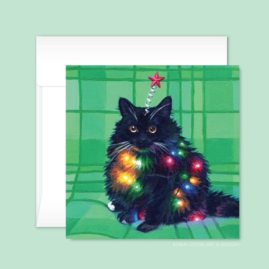 Tree Kitty Card