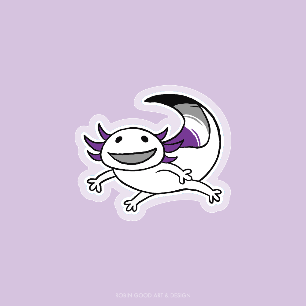 Asexu-lotl Pin