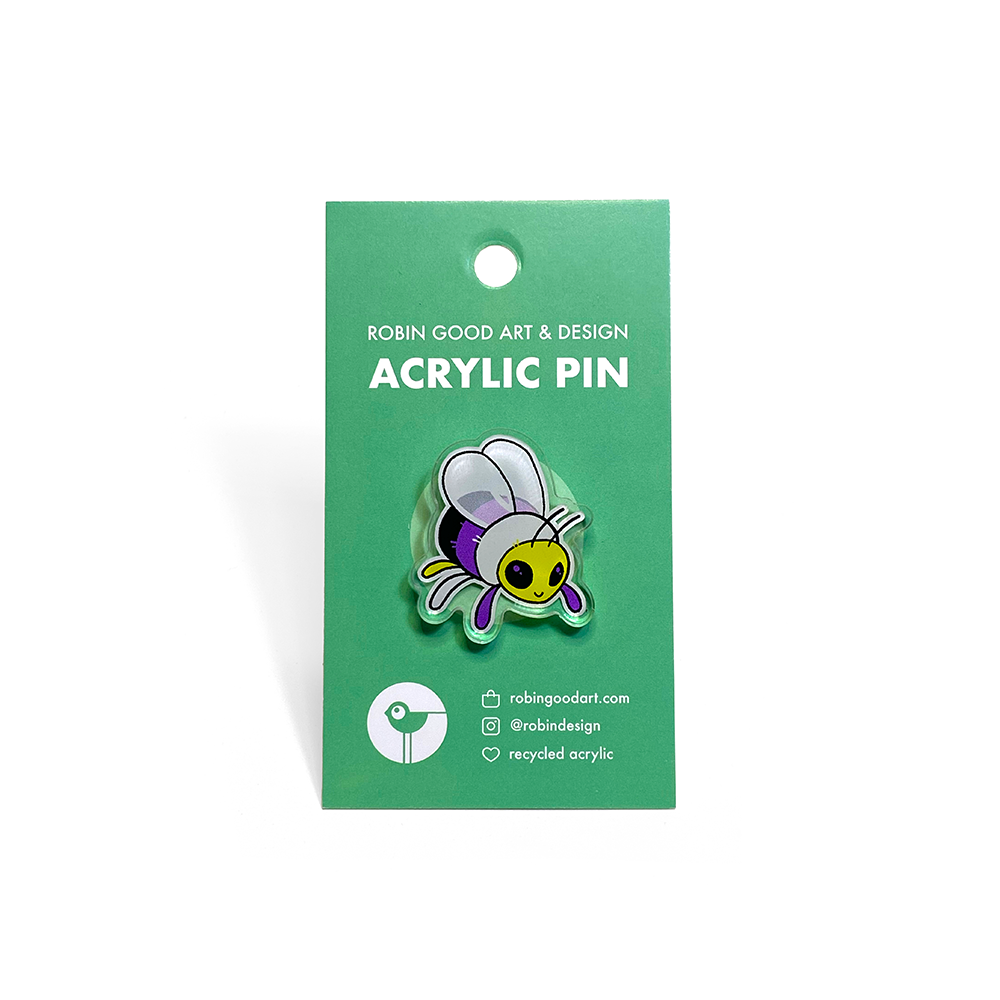 Non-bee-nary Pin