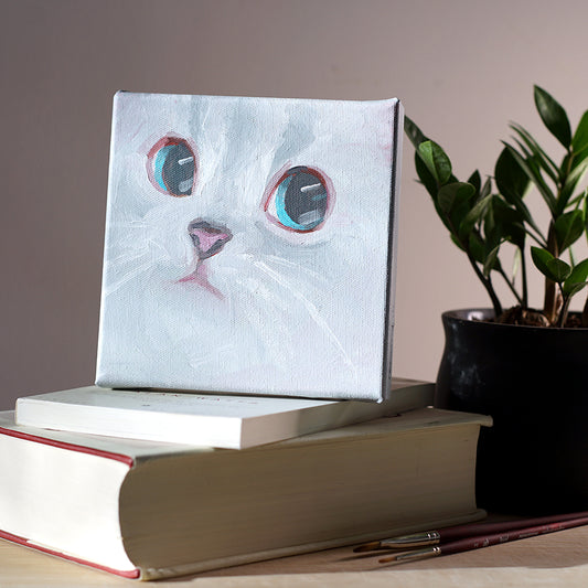 Blurry Cat Painting