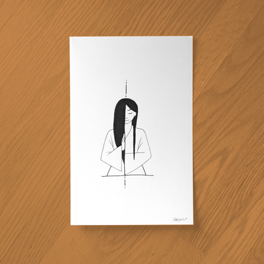 Alignment Ink Drawing