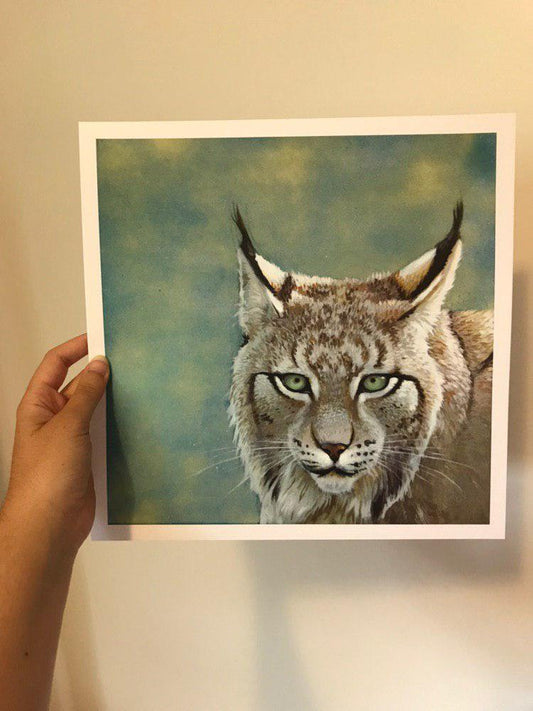 Lynx Portrait Print