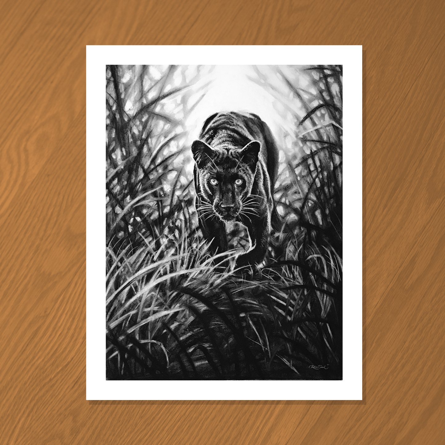 Black Panther Limited Edition Print (Framed)