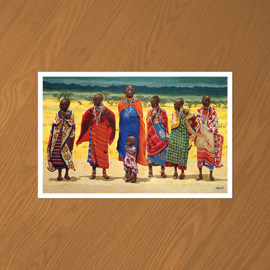 Maasai Women Limited Edition Print