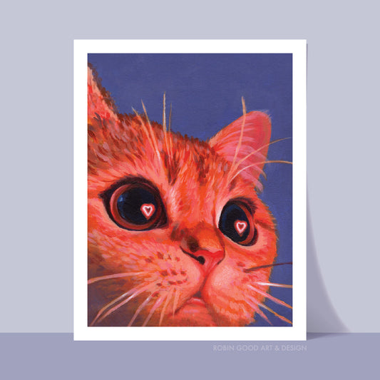 Burning Love Art Print