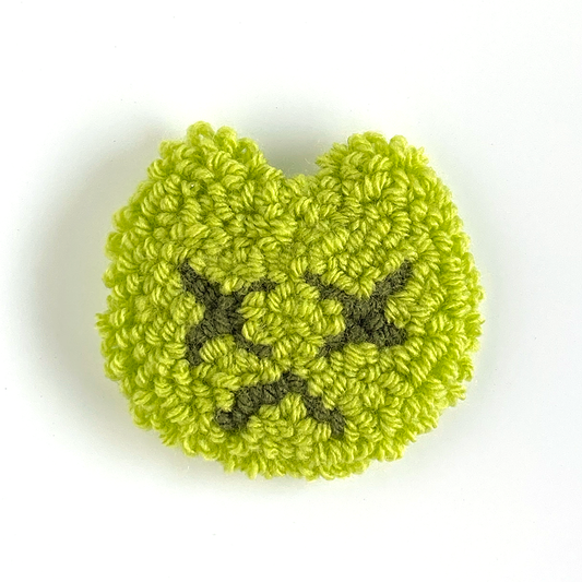 Ded Green Cat Rug