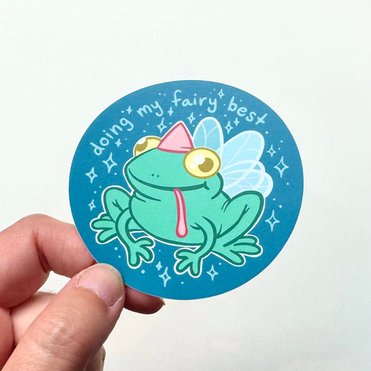 Doing my Fairy Best Sticker
