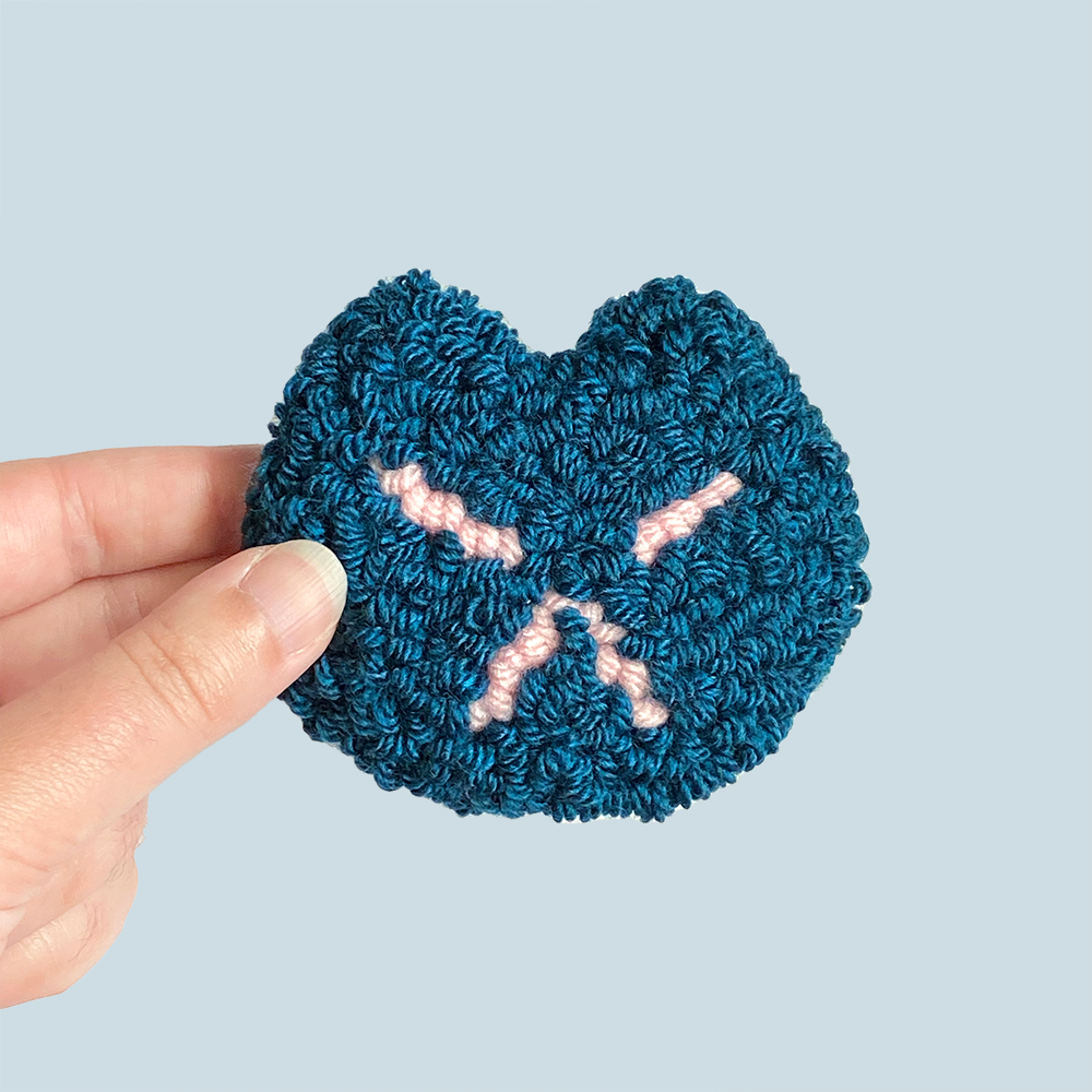 Grumpy Blue Cat Rug
