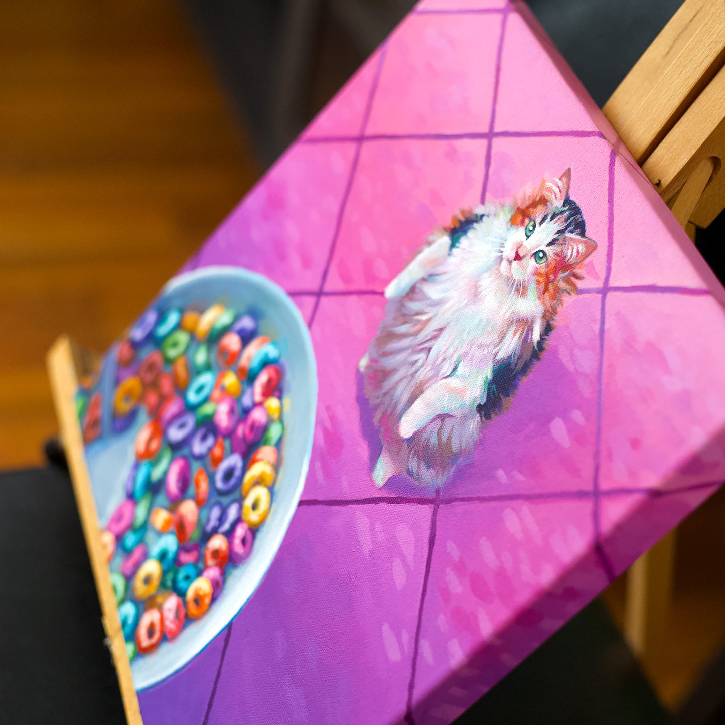 Loop Cat Painting