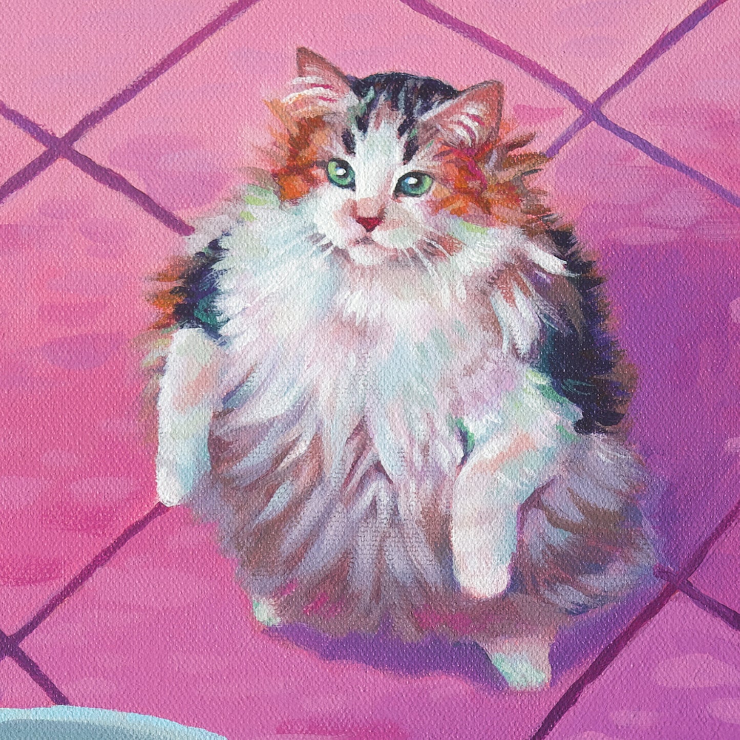Loop Cat Painting