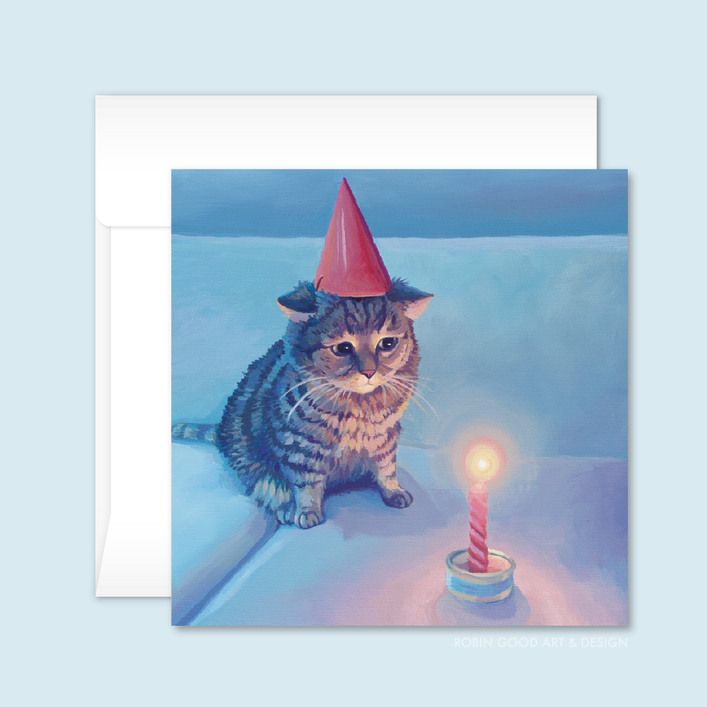 Birthday Cat Card