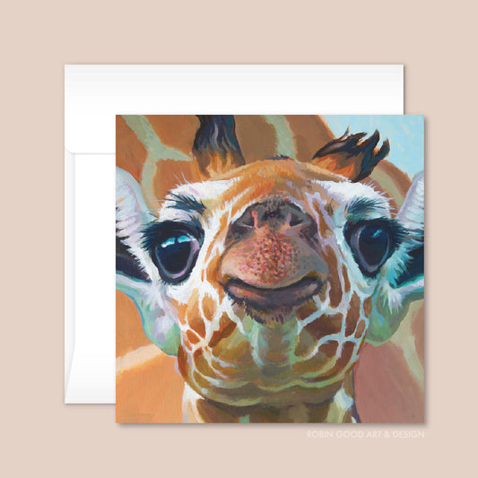 Giraffe Card