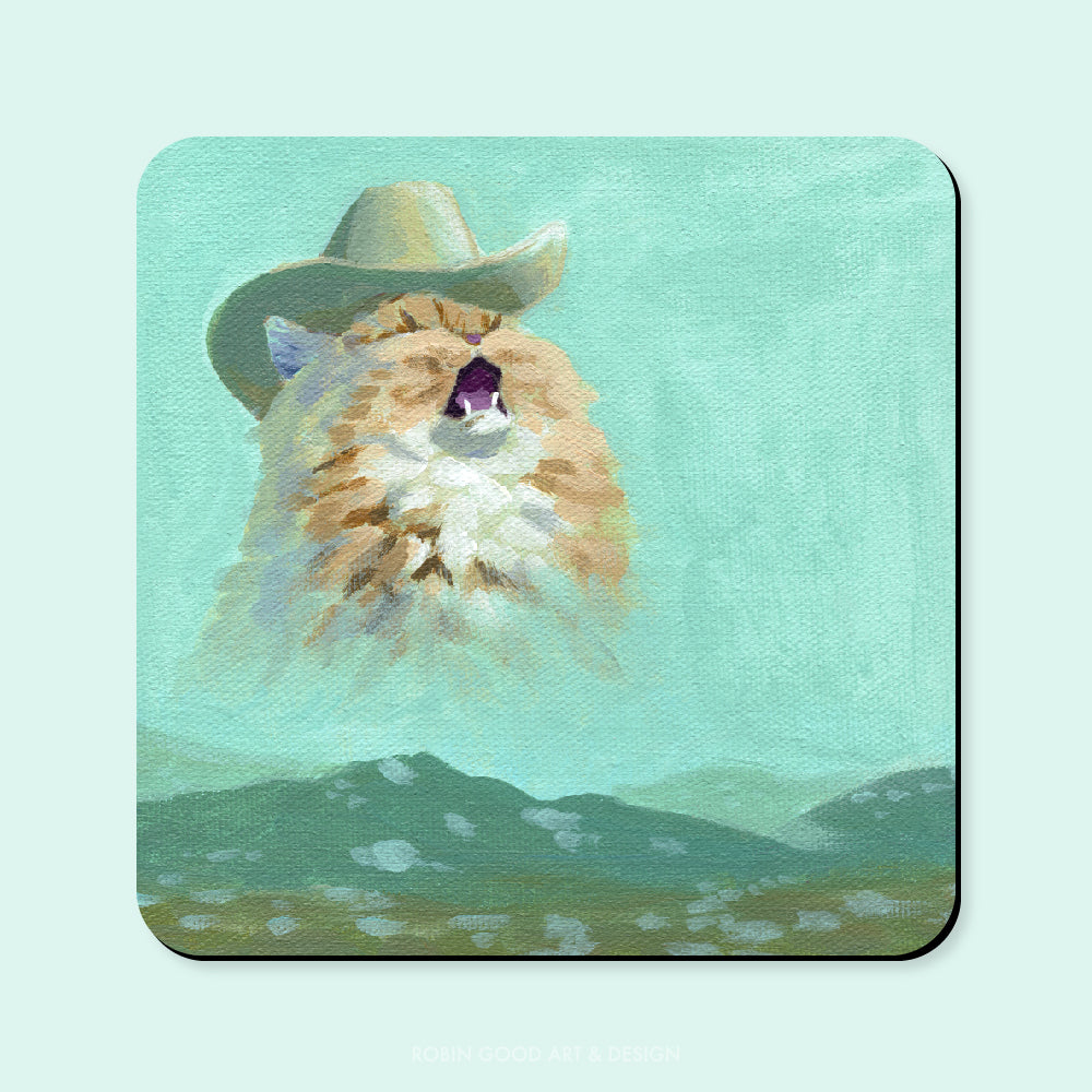 Cowboy Cat Magnet