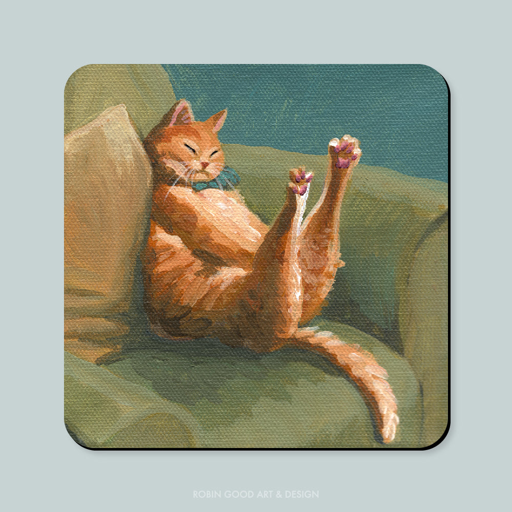 Stretchy Cat Magnet
