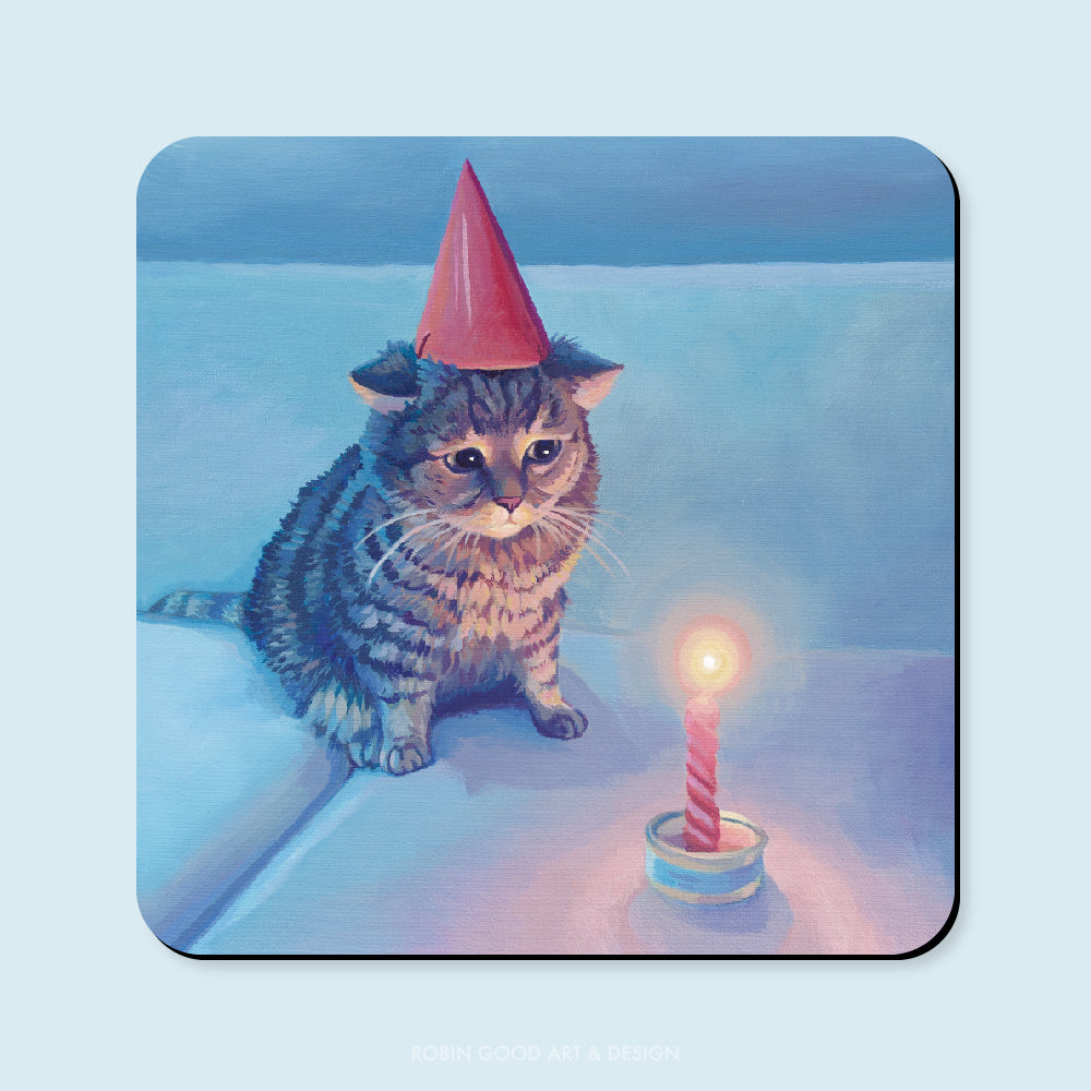 Birthday Cat Magnet