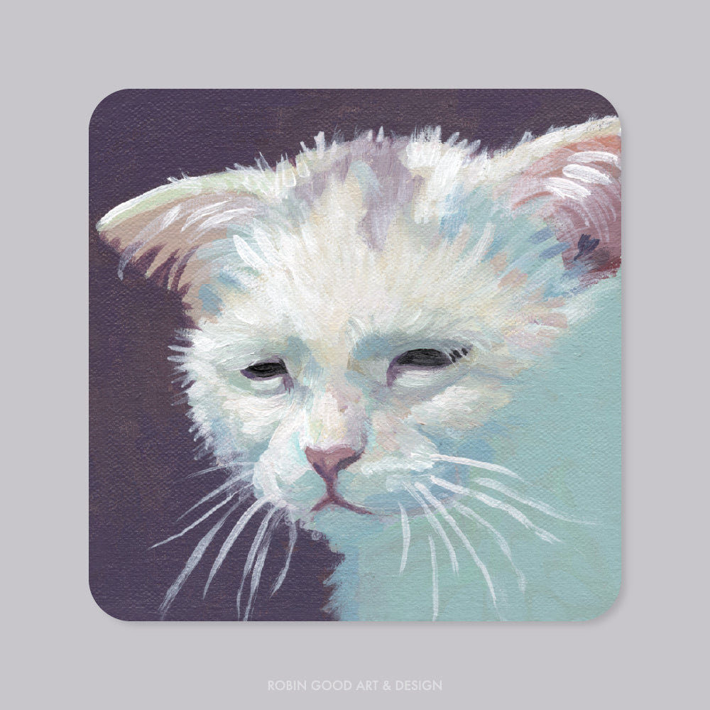 Depressed Cat Sticker