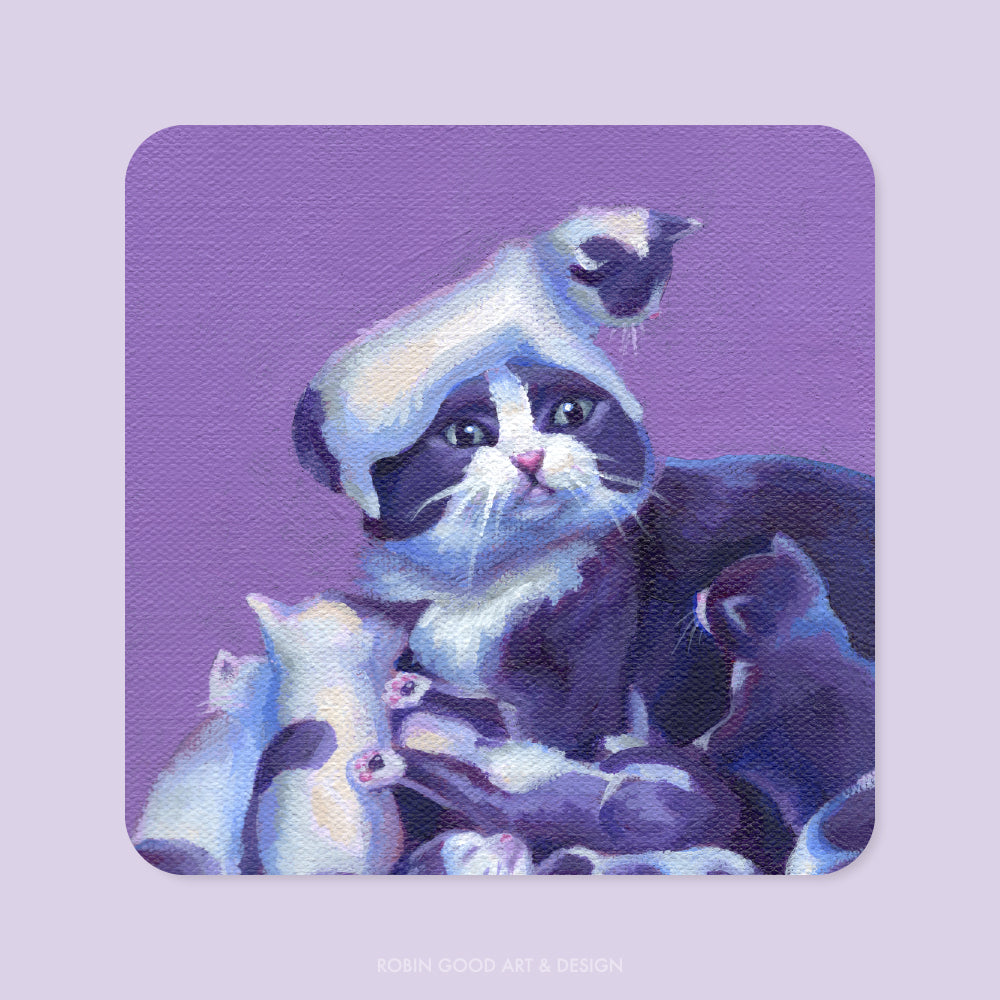 Motherhood Cat Sticker