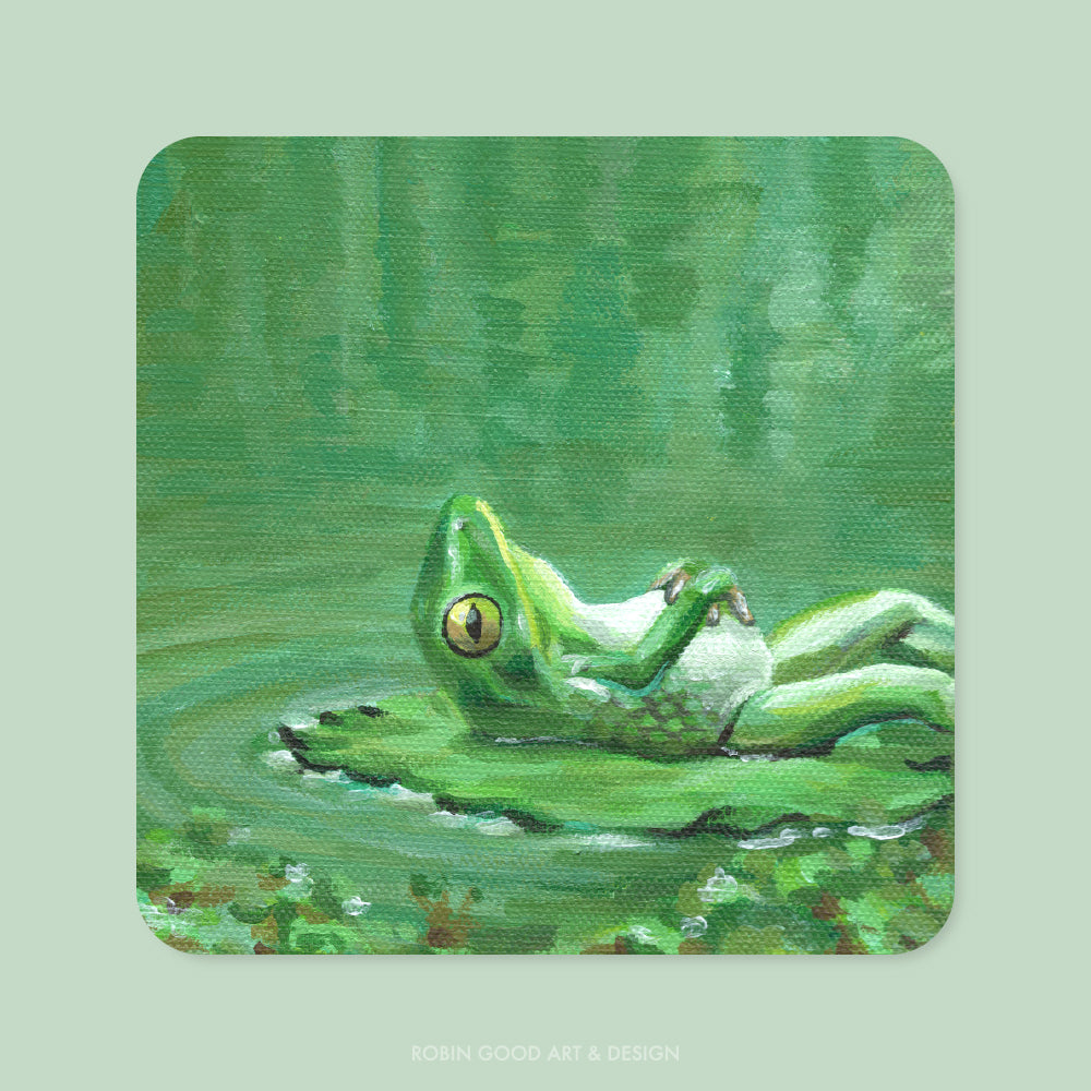 Man I Love Frogs Sticker