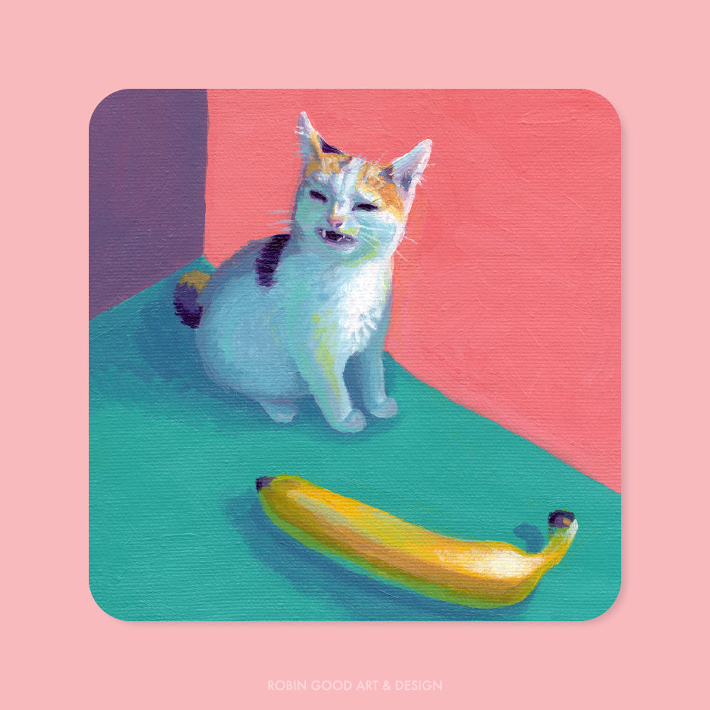 Banana Cat Sticker