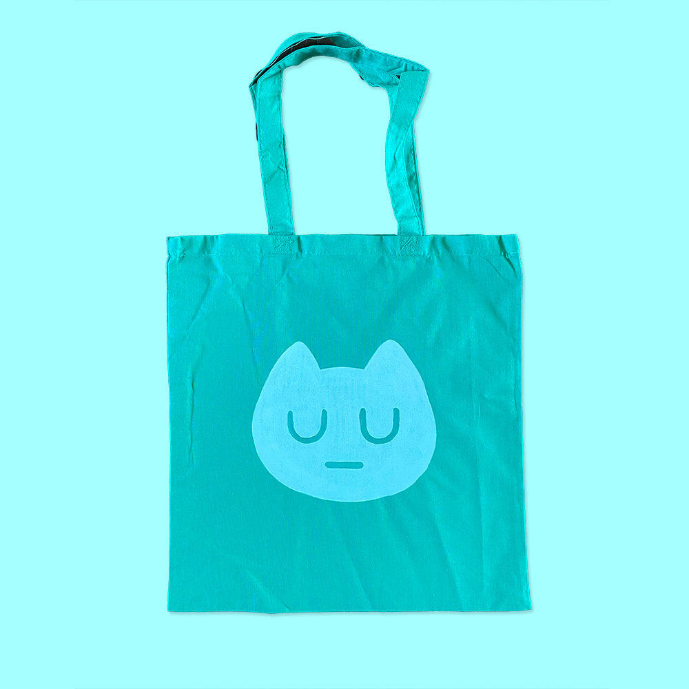Green Cat Tote