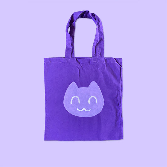 Purple Cat Tote