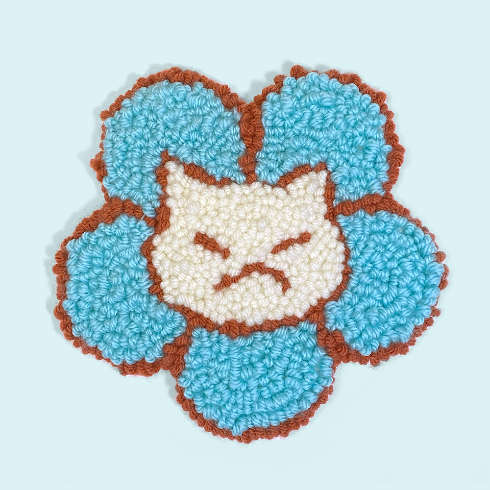 Flower Cat Rug