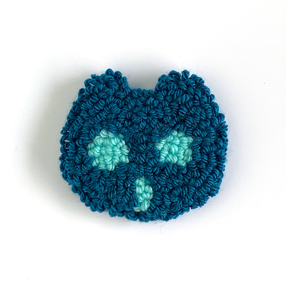 Shocked Blue Cat Rug