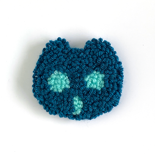 Shocked Blue Cat Rug