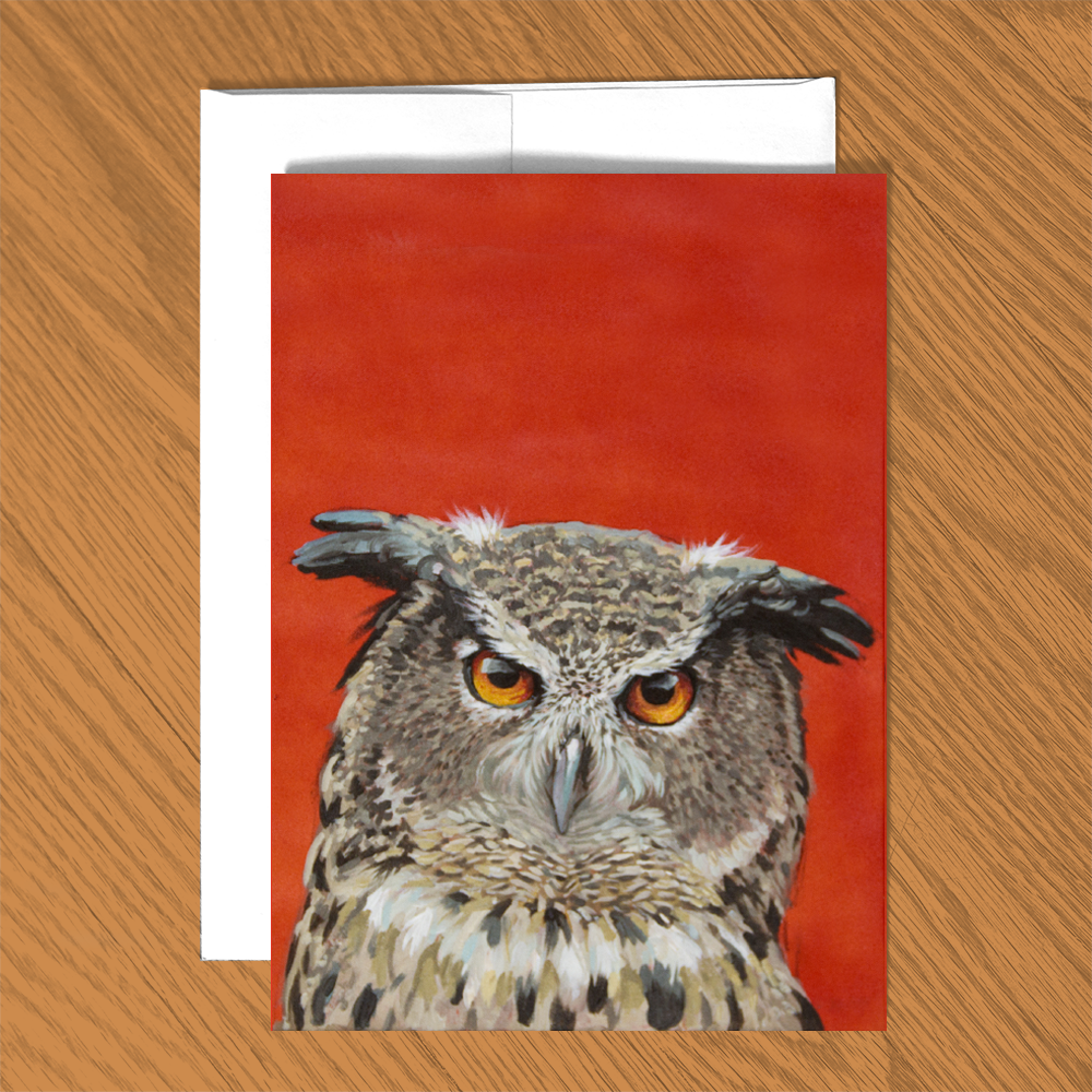 Owl Card & Envelope
