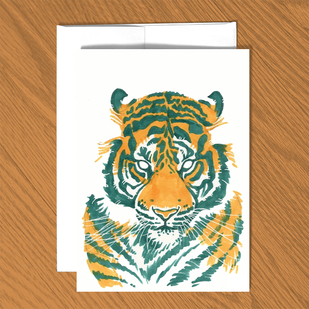 Tiger Card & Envelope