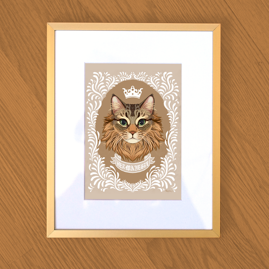 Majesty Digital Pet Portrait