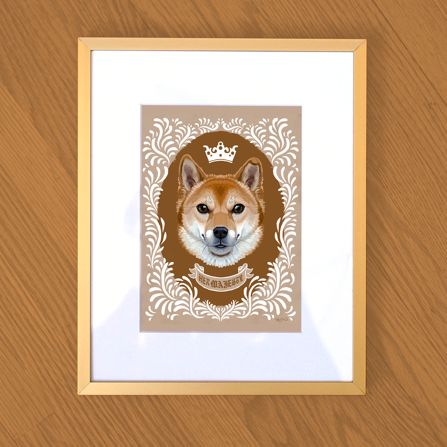 Majesty Digital Pet Portrait