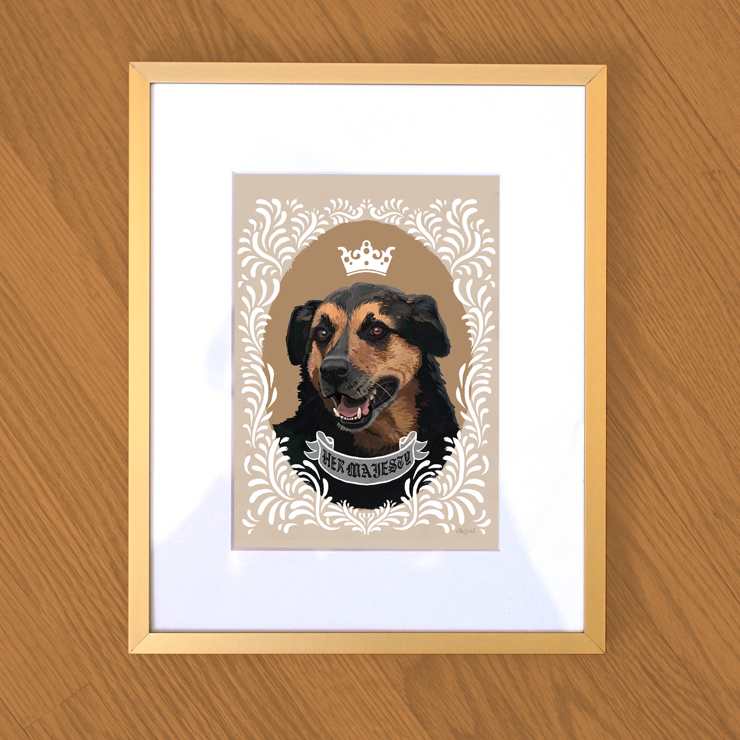 Majesty Digital Pet Portrait