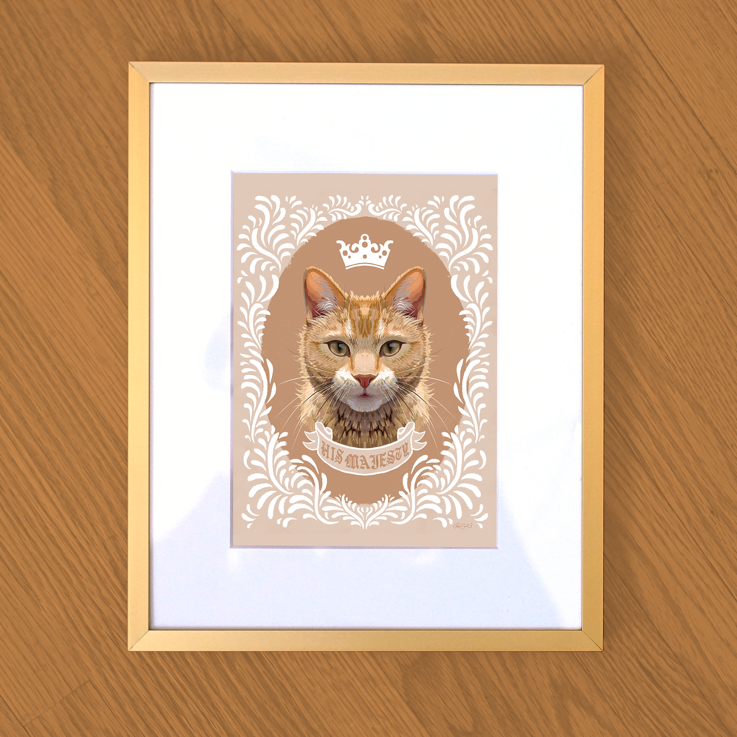 Majesty Digital Pet Portrait