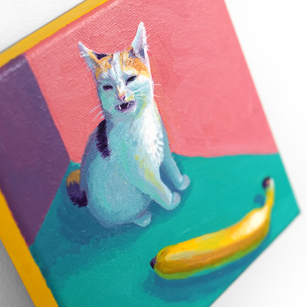Banana Cat Painting