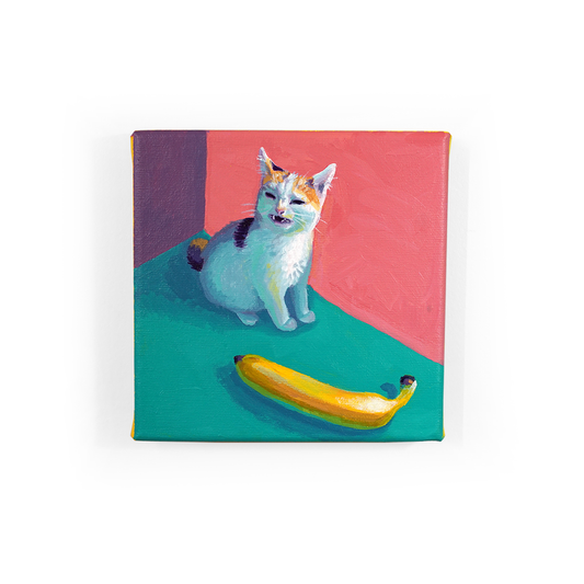 Banana Cat Painting
