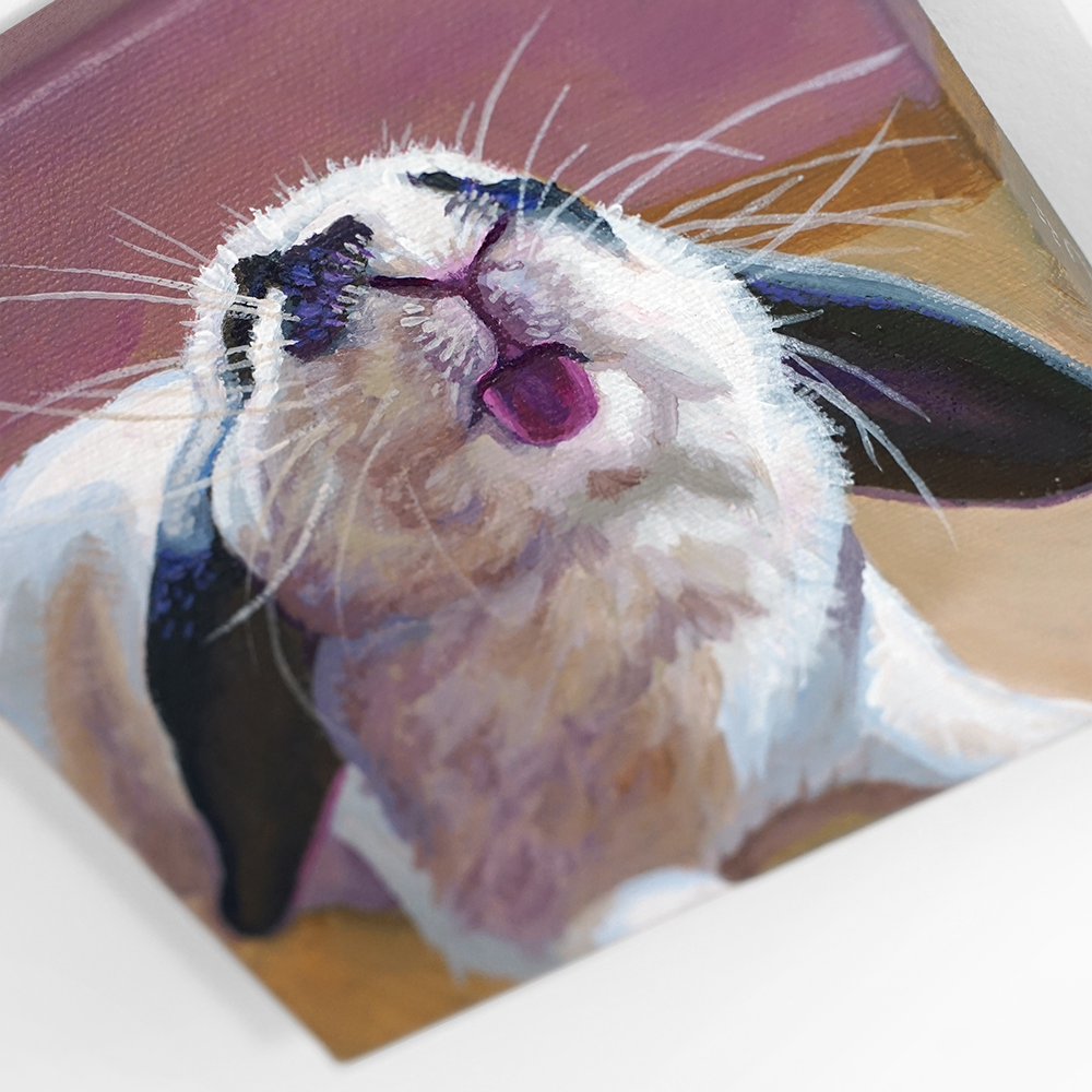 Blep Bunny Painting