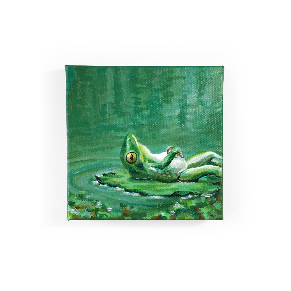 Man I Love Frogs Painting