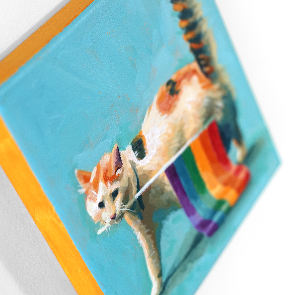 Pride Cat Painting