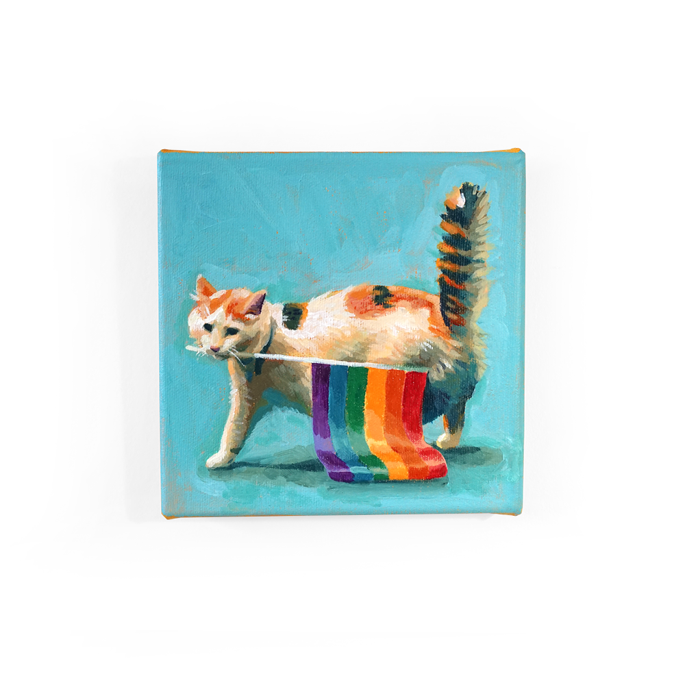 Pride Cat Painting