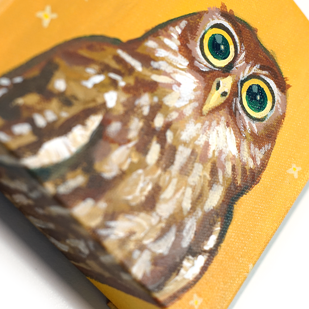 Sparkle Owl Painting
